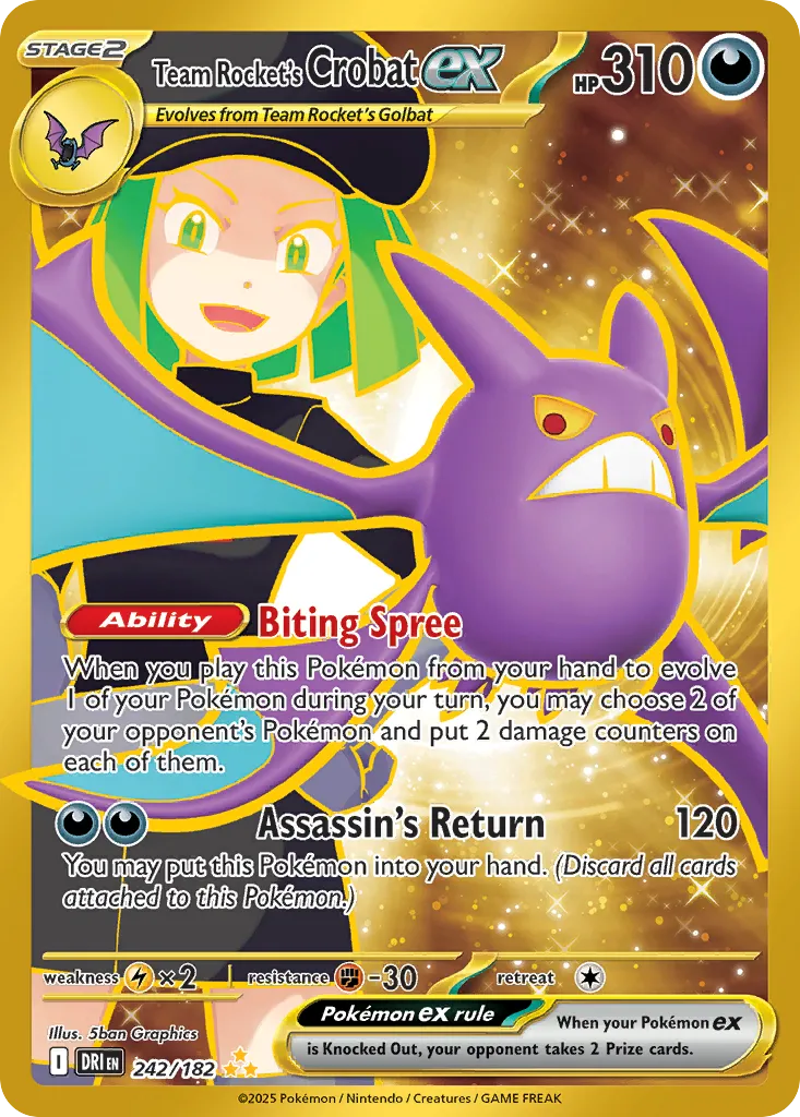 Team Rocket's Crobat ex